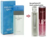 UP!D&G Light Blue(Folhas de maça verde)Frutal Suave 50ml!